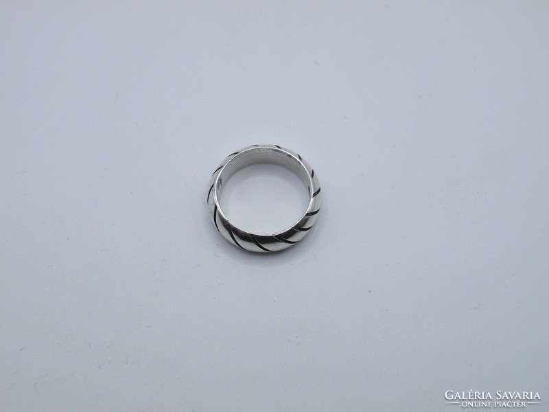 UK0163 Elegáns ezüst gyűrű méret 52