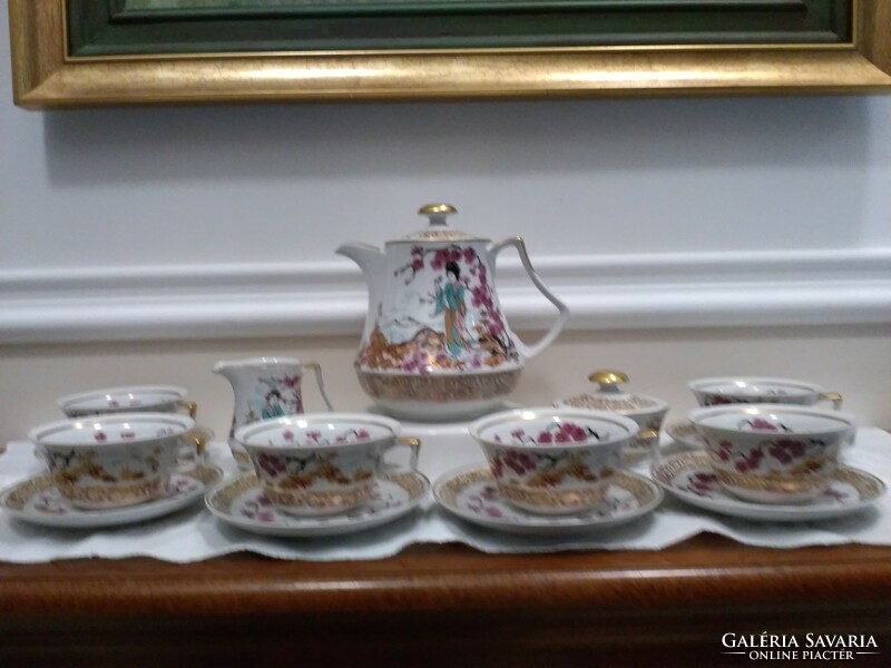 Fantastic jlmenau von henneberg porcelain tea set