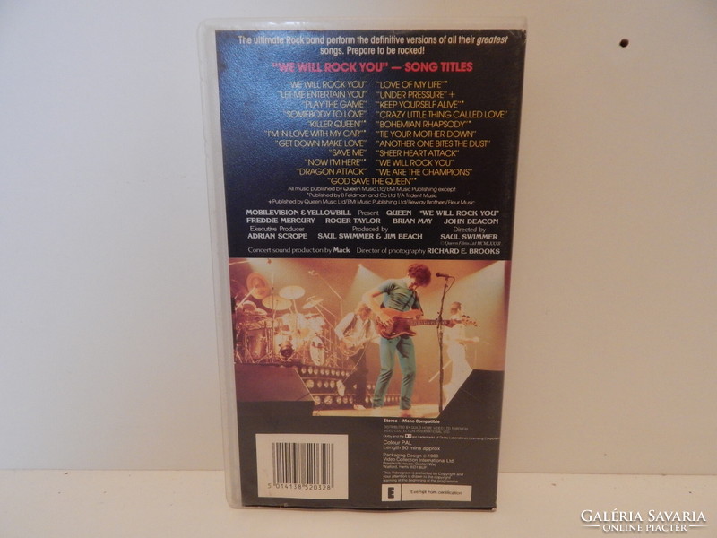 Queen We Will Rock You - Koncert VHS