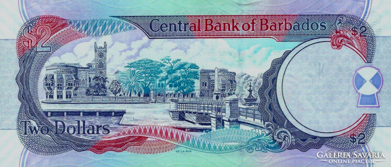 Barbados $ 2 2007 unc