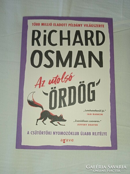 Richard Osman - Az utolsó ördög - Új, olvasatlan és hibátlan példány!!!