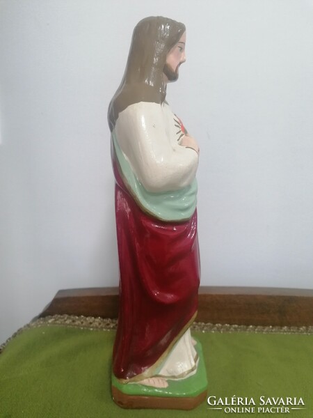 Heart of Jesus large plaster statue 32.5 Cm