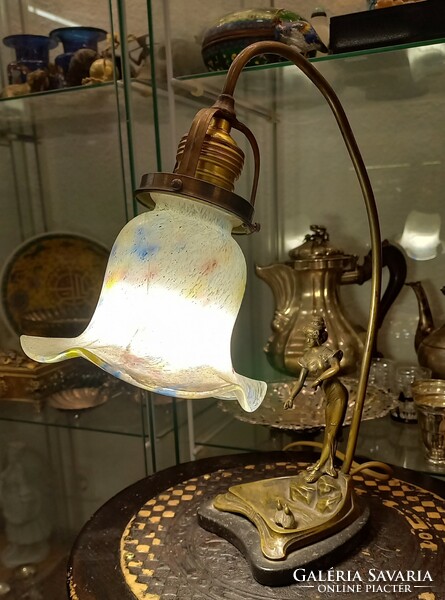 Pair of antique table lamps