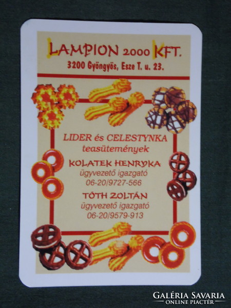 Card calendar, kolatek tóth lampion kft, Lider and Celestynka Tea Festival, Gyöngyös, 2003, (6)