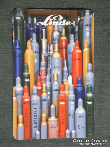 Card calendar, linde gáz rt., Repcelak, technical gas bottles, 2003, (6)