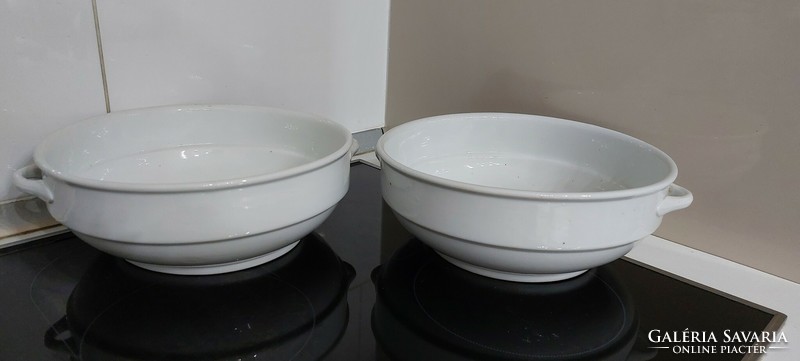 2 porcelain peasant bowls for sale together