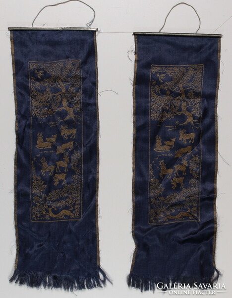 Tibetan (?) Souvenir tapestry pair