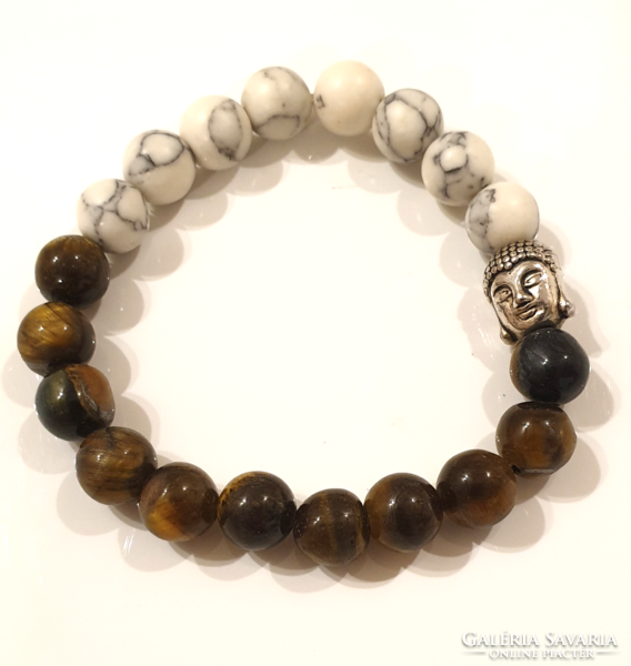 Very nice mineral buddha bracelet