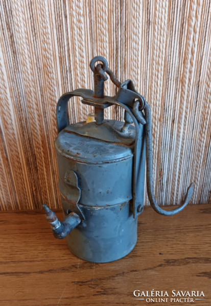 Antique aser Polish carbide mining lamp