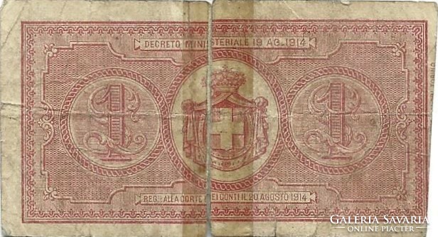 1 lira 1914 Olaszország