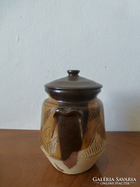 Glazed ceramic spice holder
