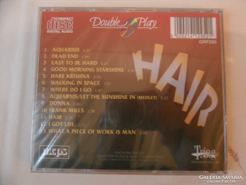 HAIR zenei CD ( Új ).