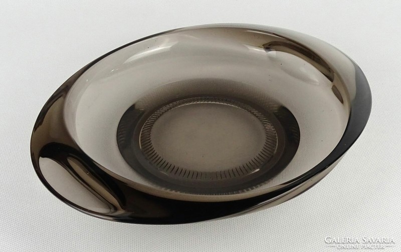 1Q733 mid century blown glass center serving bowl 26.5 Cm