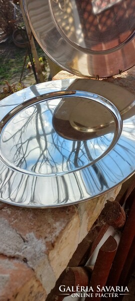Silver plated plate coaster
