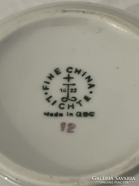 Lichte GDR Fine China Bonbonier-Porcelán Bonbonier Dekorativ Bonbonier