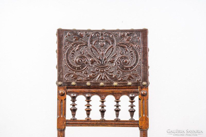 6 db. Ónémet neoreneszánsz szék, 1890 k.
