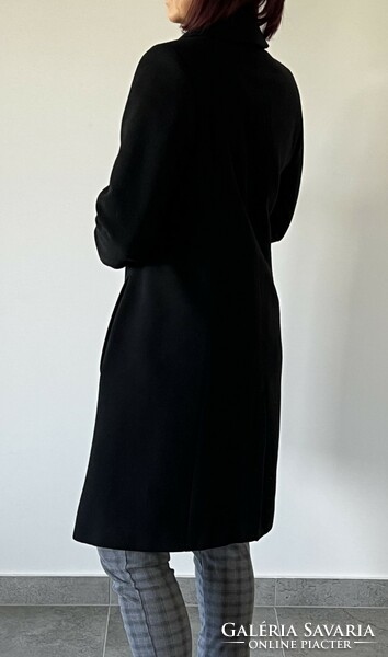 MEXX fekete női gyapjú kabát S/M