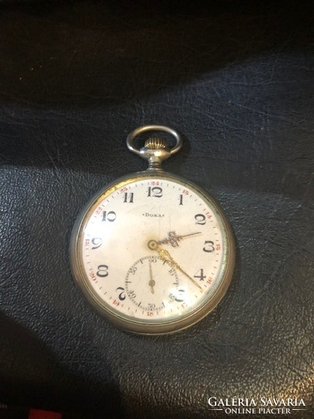 Doxa pocket watch, larger size, in perfect condition. Silver