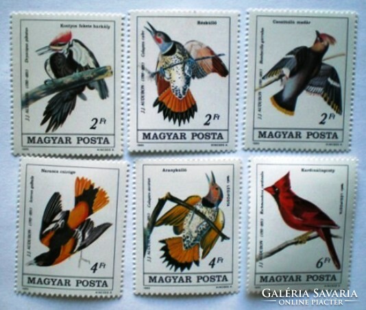 S3715-20 / 1985 Madarak bélyegsor postatiszta