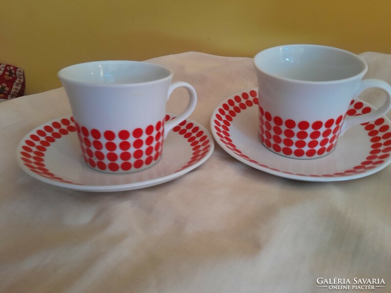 Thun's speckled collection cups and plates are beautiful