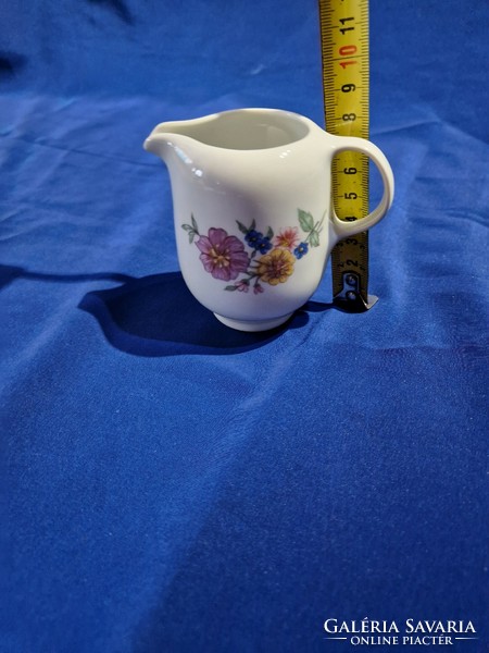 Alföldi porcelán színes virágmintás 8cm kiöntő