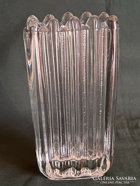 František vízner glass vase sklo union rudolfova glass factory (u0023)