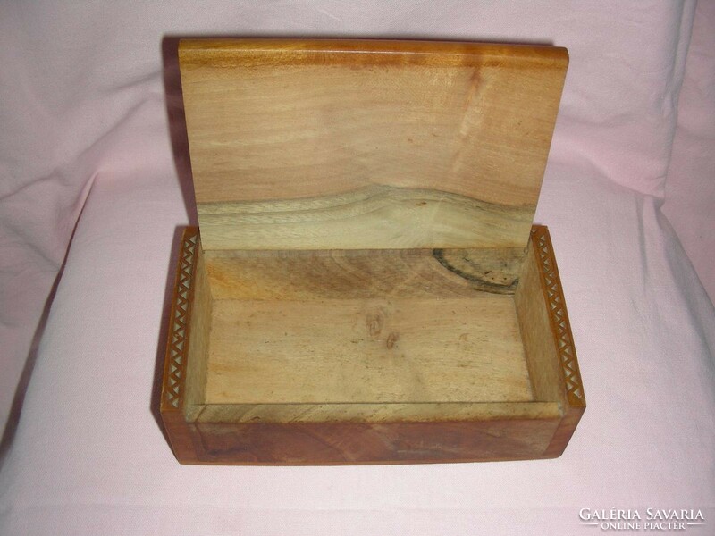 A very nicely crafted walnut box