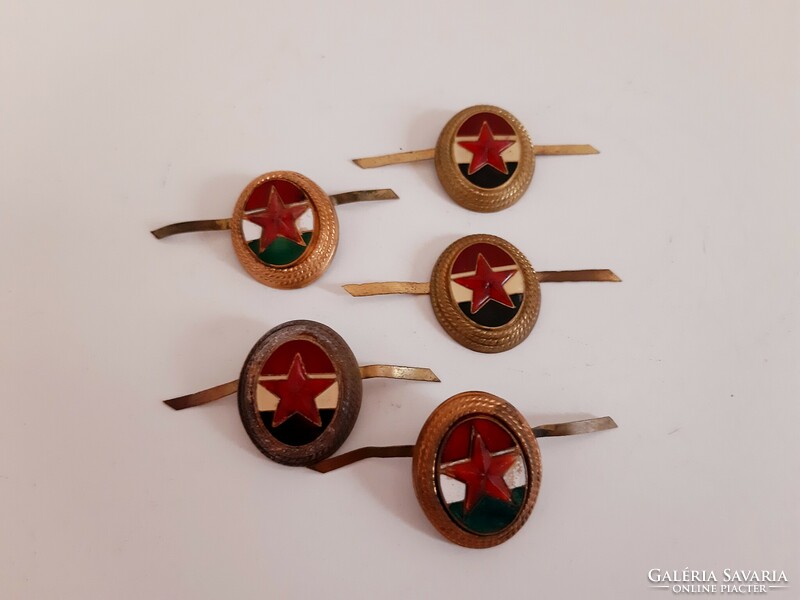 Old Hungarian military cap badges