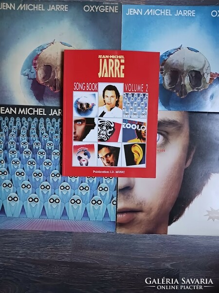 Jean Michel Jarre 4db nagylemez+1db könyv