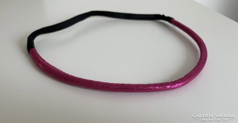 Zenner sport hairband headband hairband in lagerfeld pink color glitter
