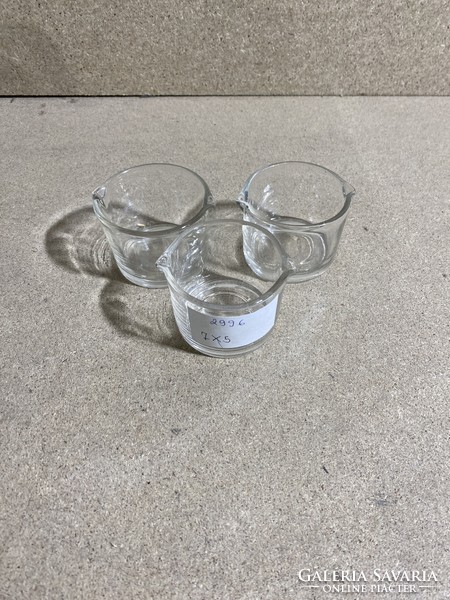 Laboratory glasses, size 5 x 7 cm, 5 pcs, for users. 2996