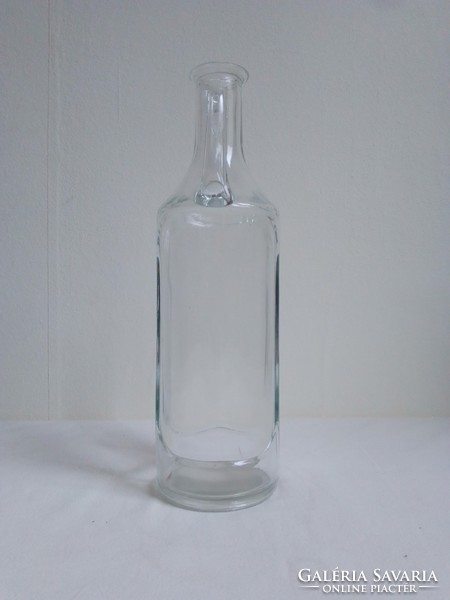 Old special shape thick-walled cast glass beaked pouring oil vinegar wine brandy syrup