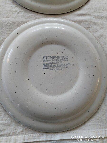 Stonehenge - English ceramic plate/ flat - 4 pcs.
