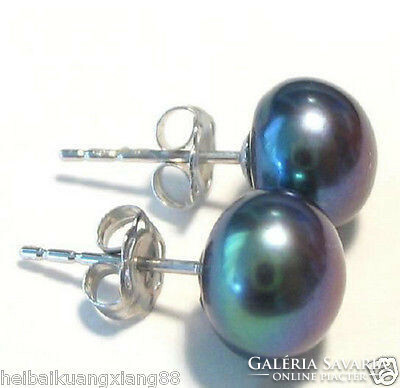 Real freshwater pearl 925 earrings, in two colors.