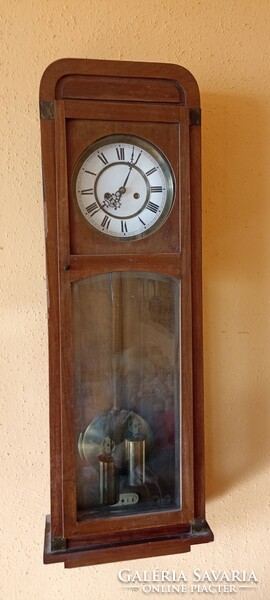 Antique art deco 2 heavy wall clocks