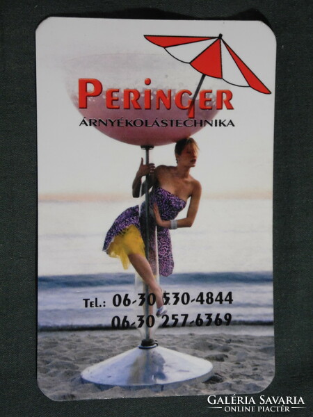 Card calendar, peringer shading technique, reluxes, awnings, Szentendre, female model, 2005, (6)