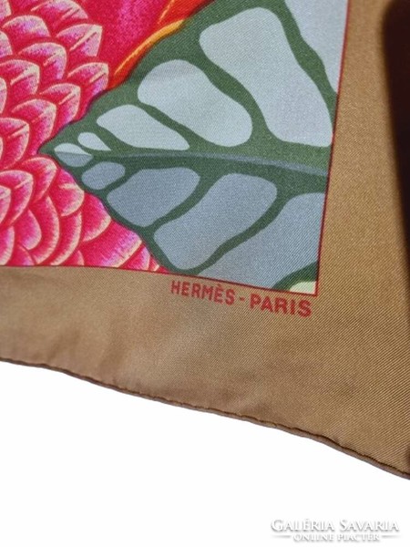 Hermes paris silk scarf 90x90 cm. (6898)