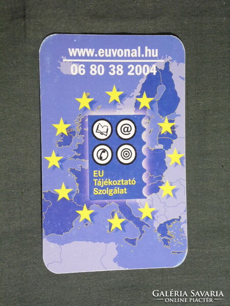 Kártyanaptár, EU vonal, Külügyminisztérium, 2005, (6)