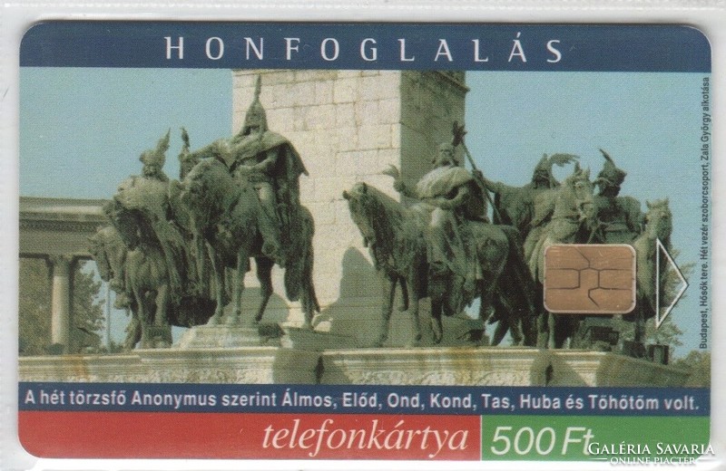 Hungarian phone card 1145 rifle 2000 history 1 ods 4 30,000 Pcs.