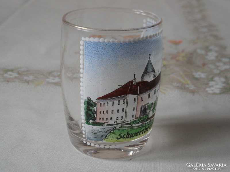 Schwertberg üveg emlék pohár ( 2 db. )