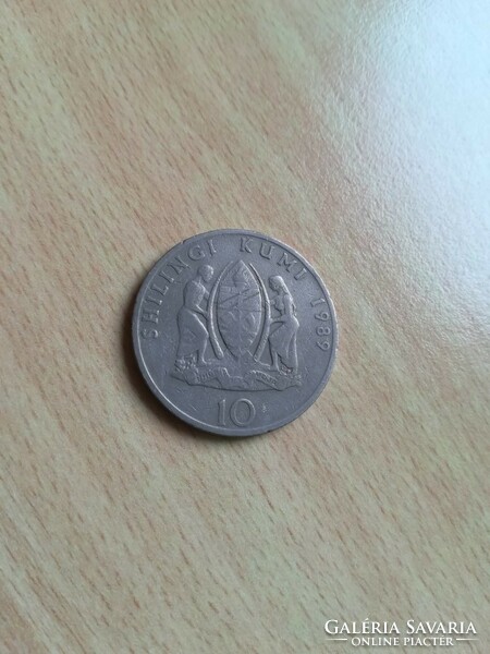 Tanzánia 10 Shilling 1989