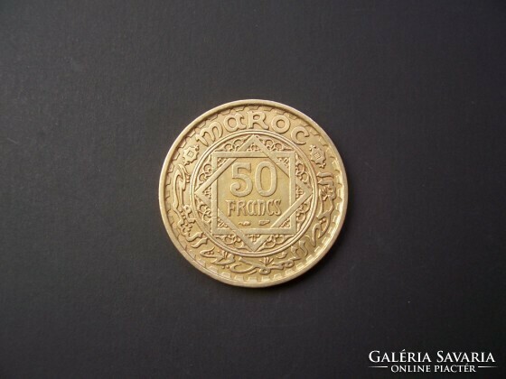 Morocco 50 francs 1952 v. Mohammed