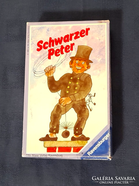 Retro Fekete Péter kártyajáték