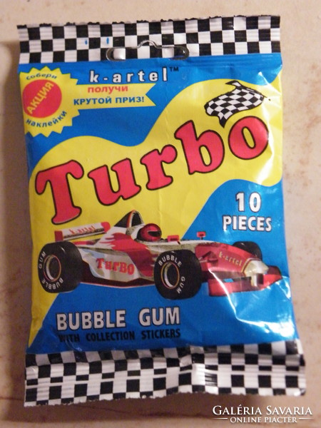Régi (lejárt, nem fogyasztható) Turbo matricás rágógumi csomag (10db) gyűjteménybe
