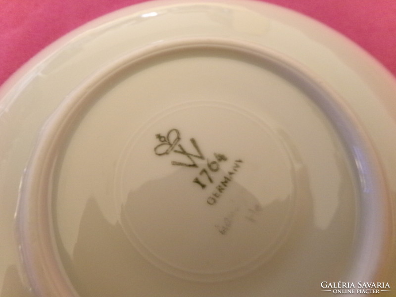 Csészealj porcelán VEB 11,5x1,5 6db