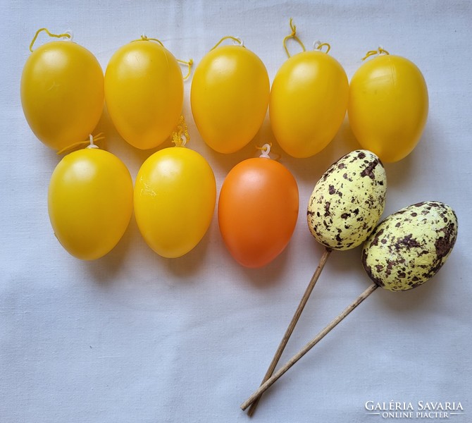 Húsvéti műanyag tojás dekoráció kellék tojásfa dísz