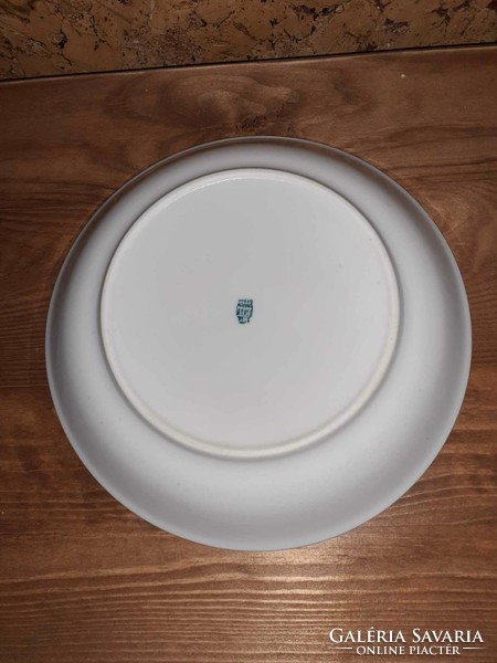 Zsolnay kék csíkos tányér