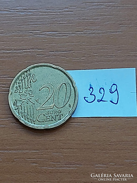 Spain 20 euro cent 2003 miguel de cervantes 329