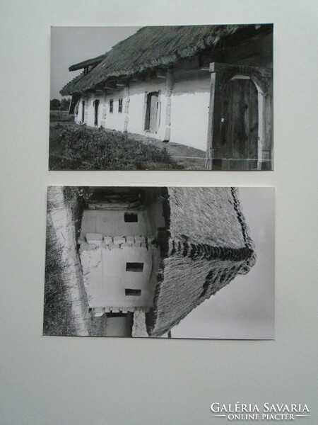 D200938 - 2 postcards - Vasi museum village - Szombathely 1973