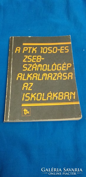 Application of the ptk 1050 pocket calculator in schools